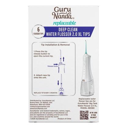Replacement Floss Tips for Deep Clean Dental Water Flosser 2.0 XL
