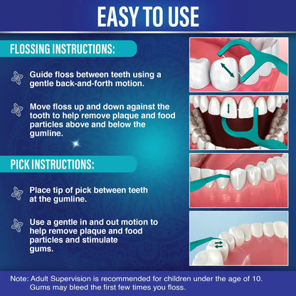 Fresh Floss Picks – 60 Count