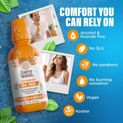 Dry Mouth Oral Rinse, Fresh Mint