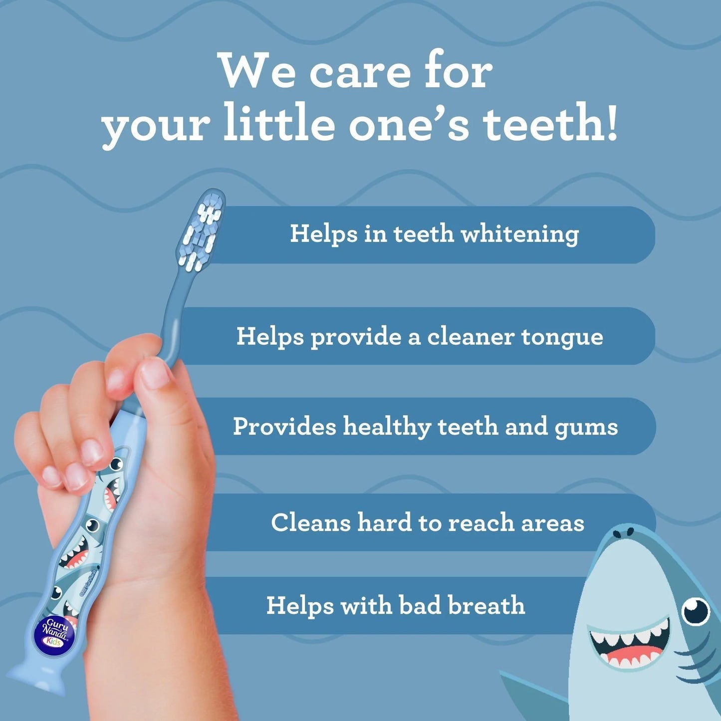 Fun Animals Kids' Toothbrush with Suction Cup – 4 Pack