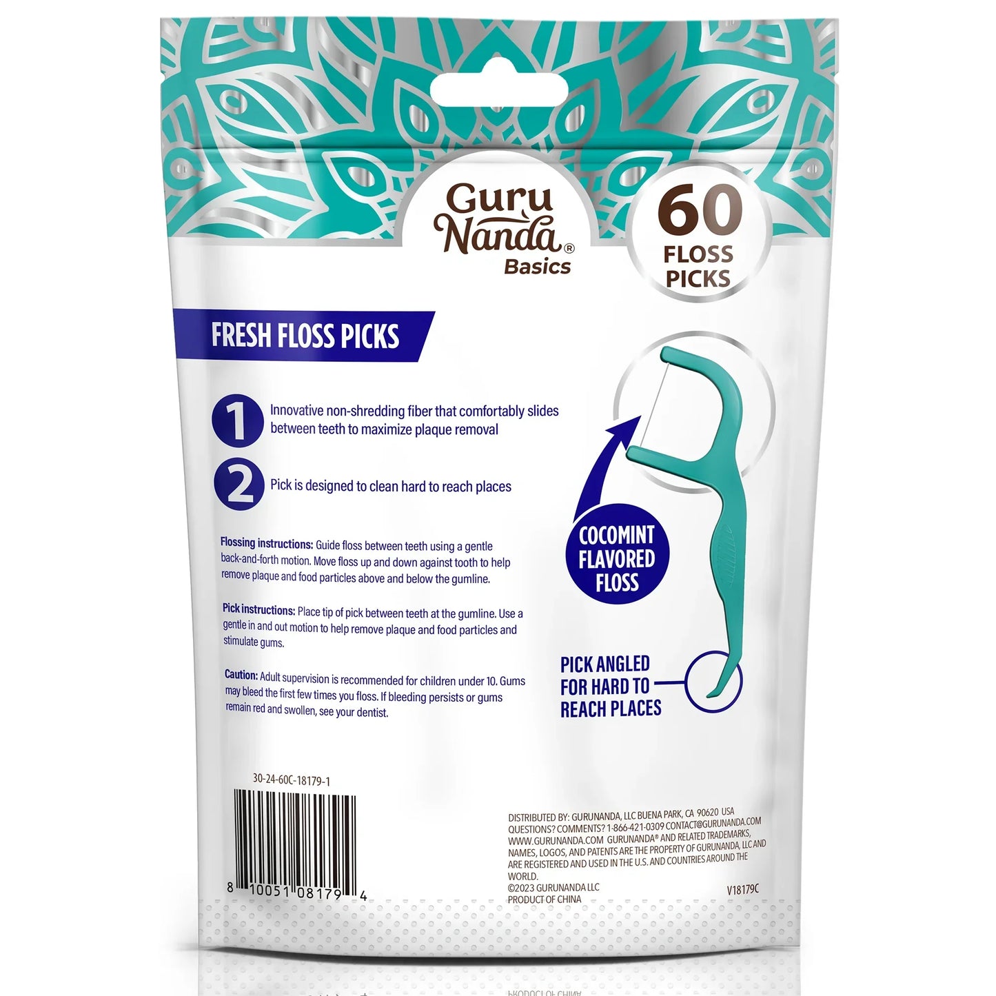 Fresh Floss Picks – 60 Count