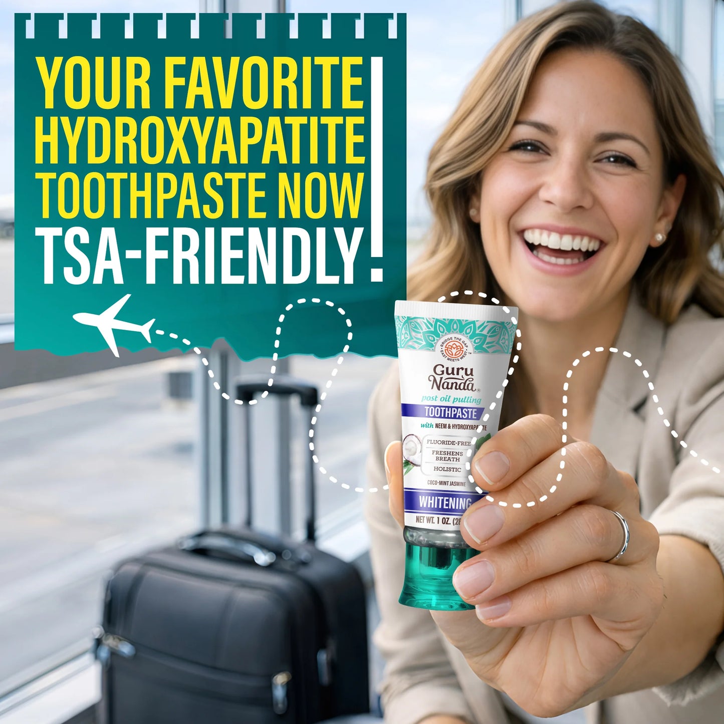 Hydroxyapatite & Neem Whitening Toothpaste, Fluoride Free