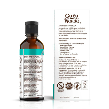 Farmed Mint Oil Pulling with 7 Essential Oils & Vitamins D3, E & K2