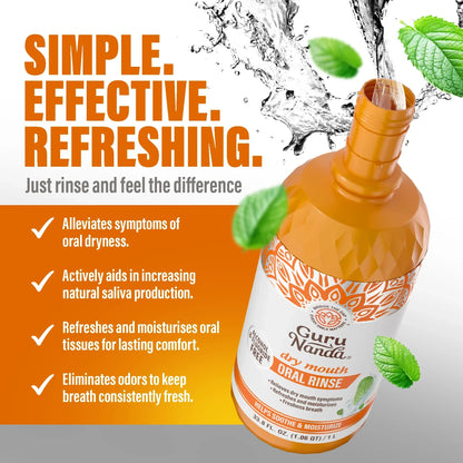 Dry Mouth Oral Rinse, Fresh Mint