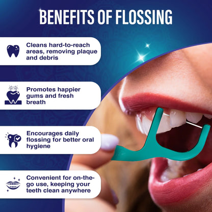 Fresh Floss Picks – 60 Count