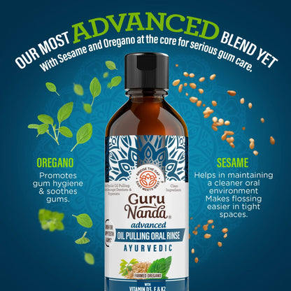Advanced Oil Pulling with Sesame & Oregano – 8 fl. oz.