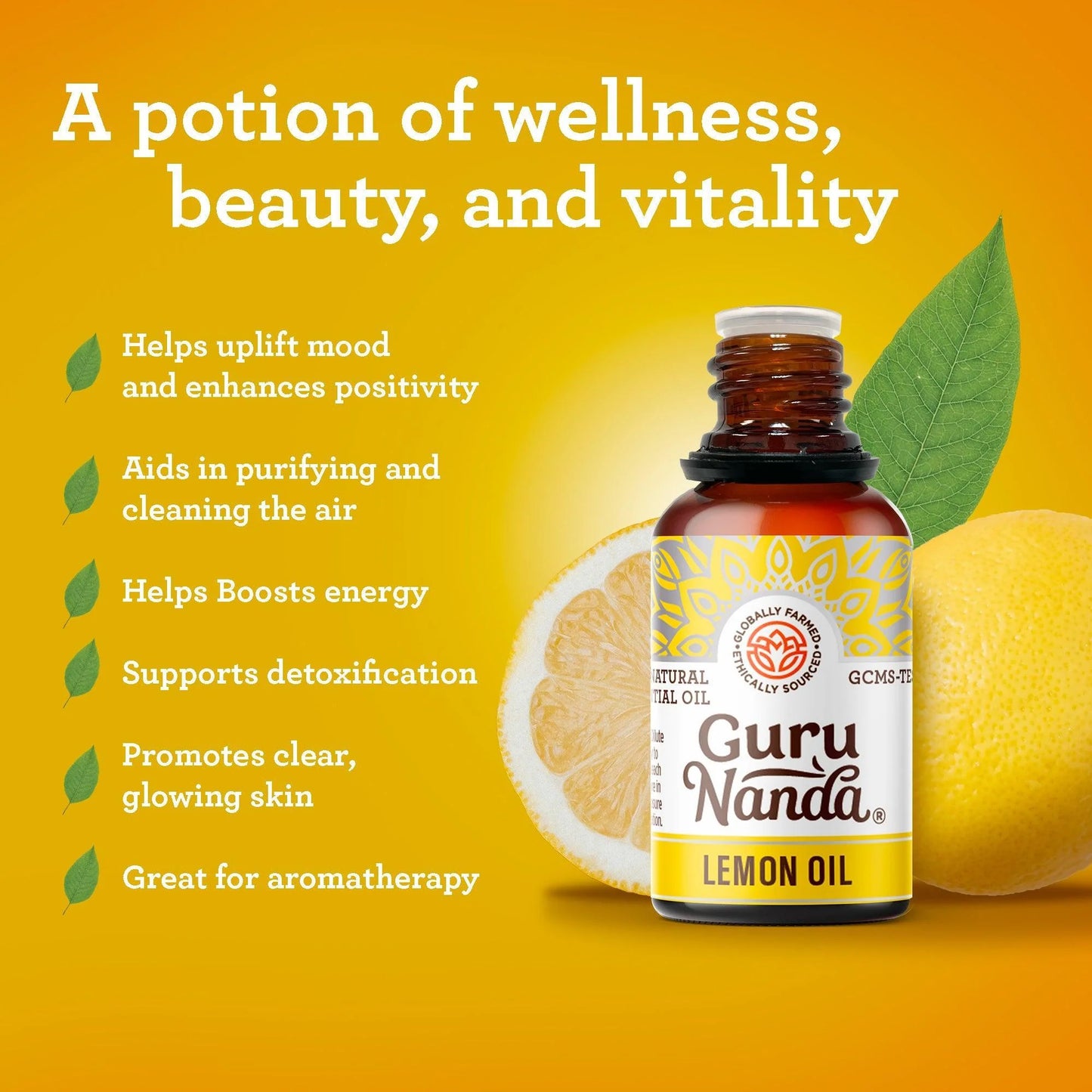 Lemon Essential Oil, 15 mL