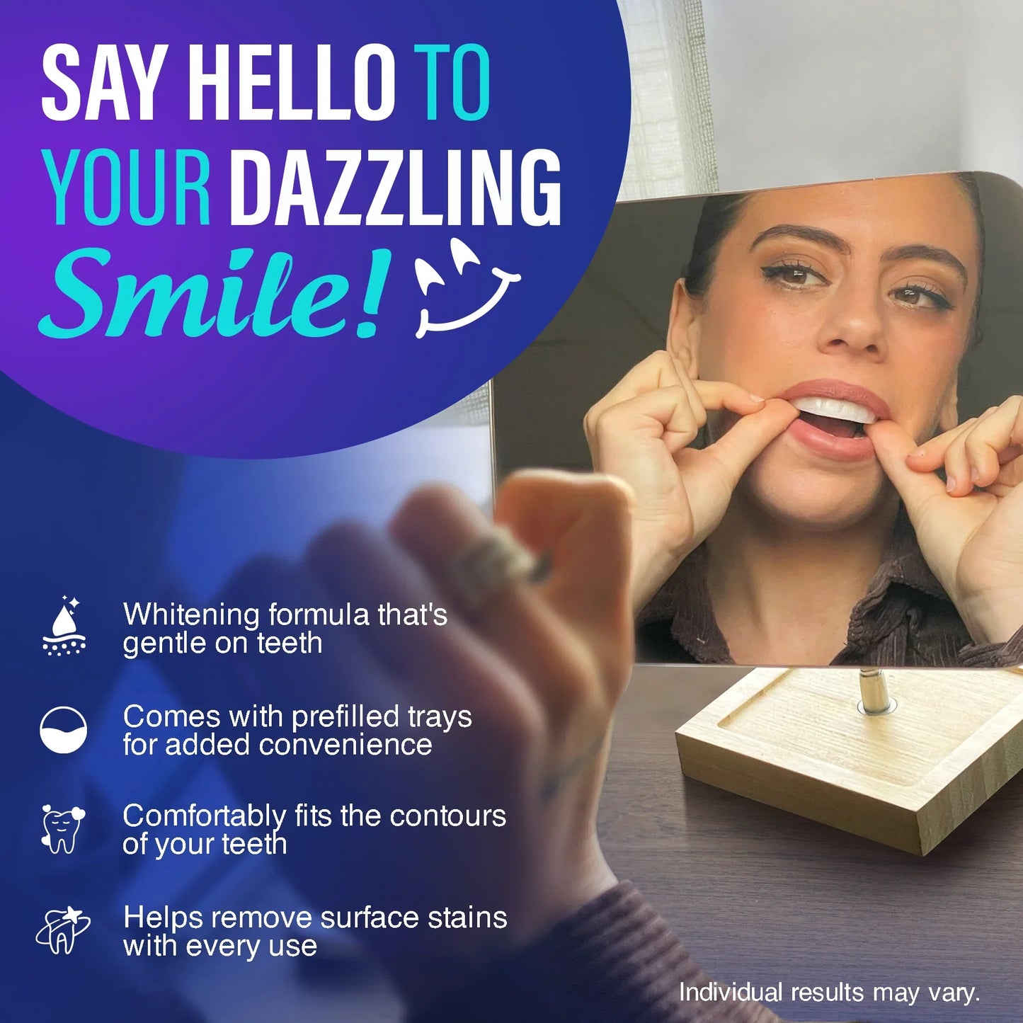 Professional Whitening Trays – 7 Treatments