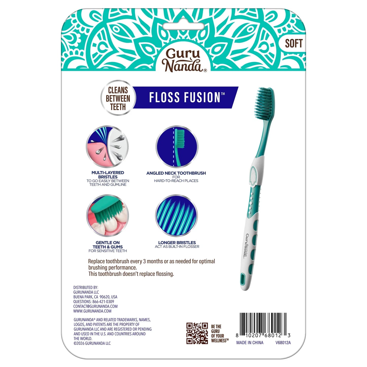 Floss Fusion Toothbrush