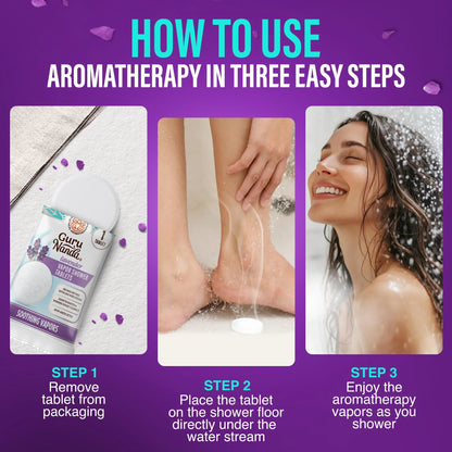 Lavender Vapor Shower Tablets - 15 Count (3 Pack)