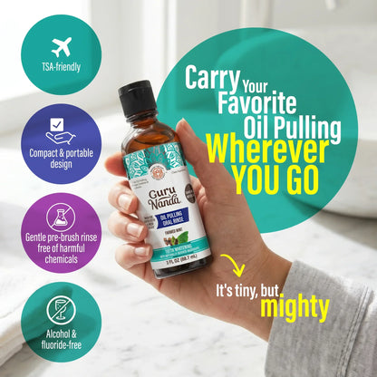 Farmed Mint Oil Pulling with 7 Essential Oils & Vitamins D3, E & K2