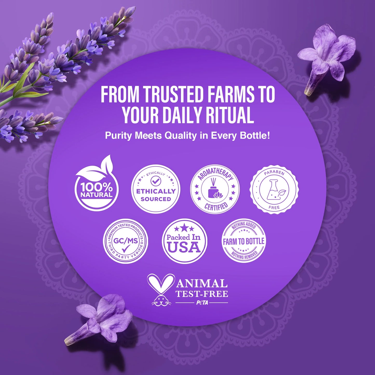 Lavender Essential Oil, 15 mL