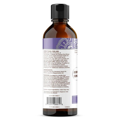 Sesame & Peppermint Oil Pulling – 8 fl. oz.