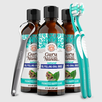 Farmed Mint Oil Pulling with 7 Essential Oils & Vitamins D3, E & K2